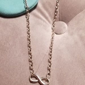 Infinity necklace comes with bag